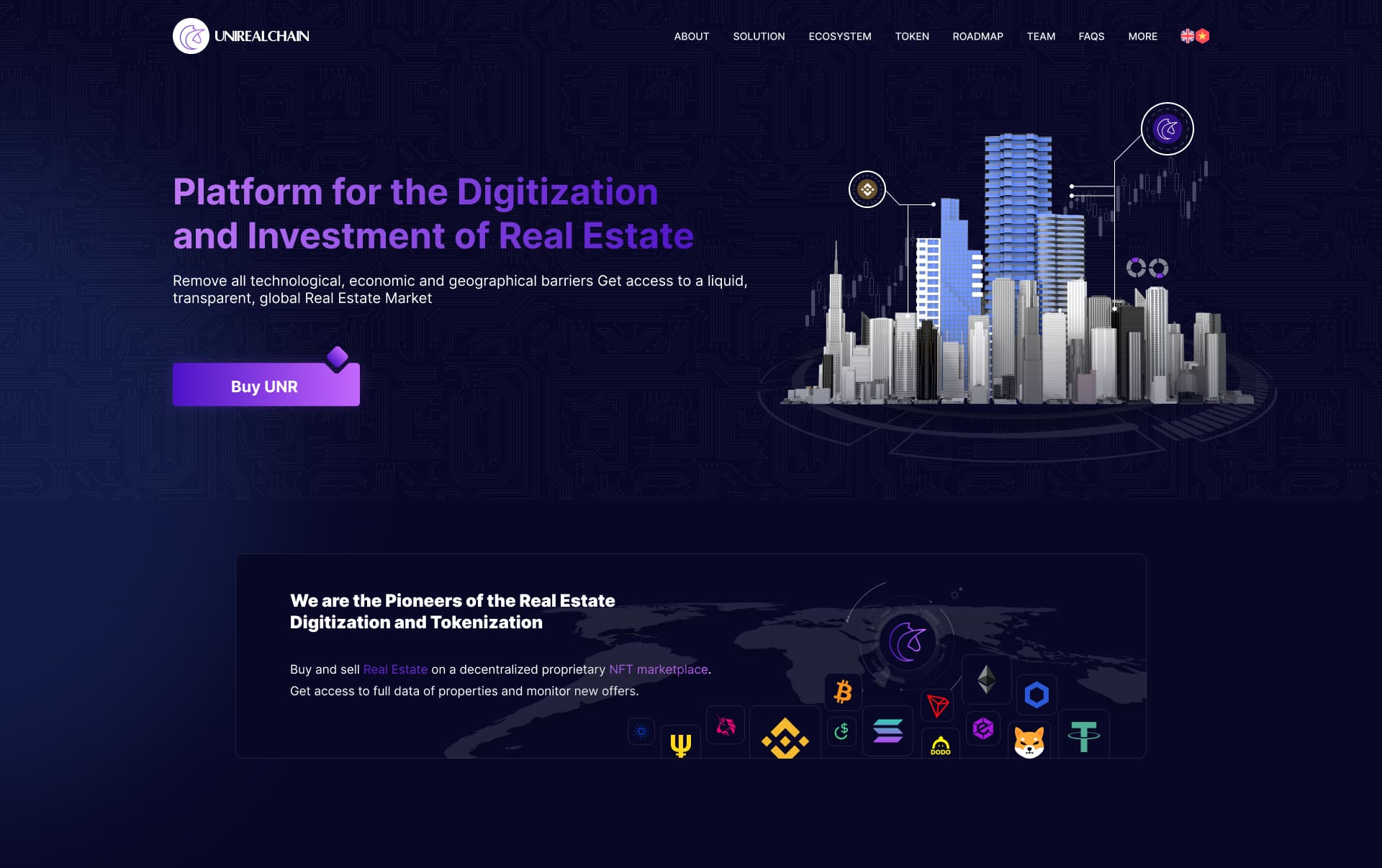 UnirealChain Web Design